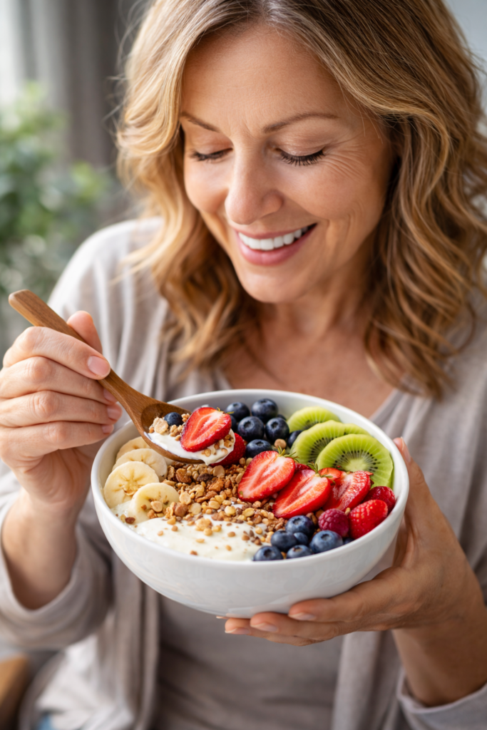 Alimentación saludable en la menopausia